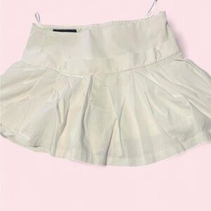 White zara mini skirt